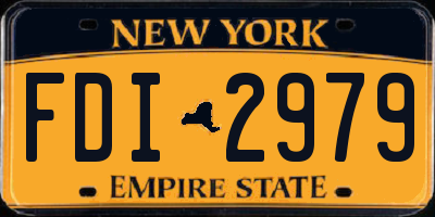 NY license plate FDI2979