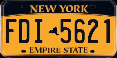 NY license plate FDI5621