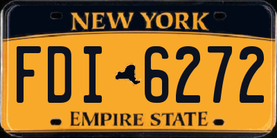 NY license plate FDI6272