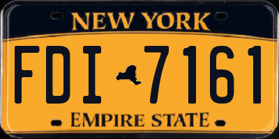 NY license plate FDI7161