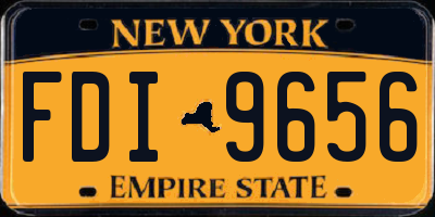 NY license plate FDI9656