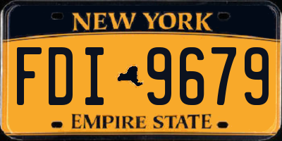 NY license plate FDI9679