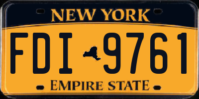NY license plate FDI9761