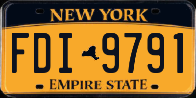 NY license plate FDI9791