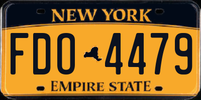 NY license plate FDO4479