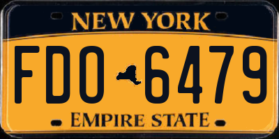 NY license plate FDO6479