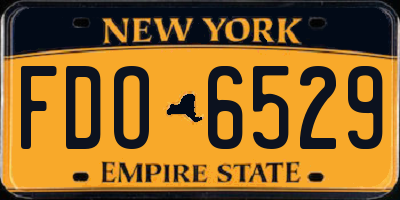 NY license plate FDO6529