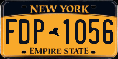 NY license plate FDP1056