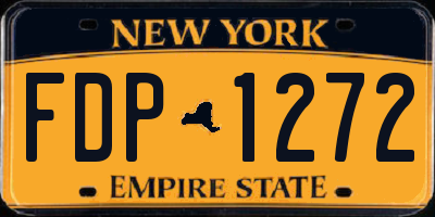 NY license plate FDP1272