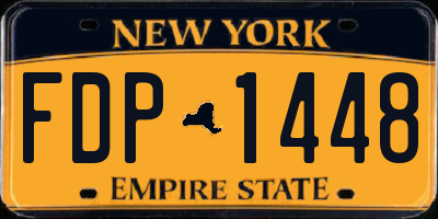 NY license plate FDP1448