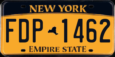 NY license plate FDP1462