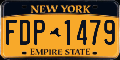 NY license plate FDP1479