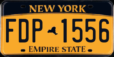 NY license plate FDP1556