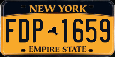 NY license plate FDP1659
