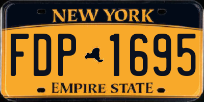 NY license plate FDP1695