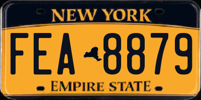 NY license plate FEA8879