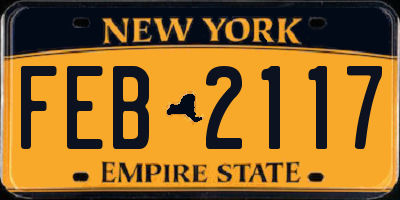 NY license plate FEB2117