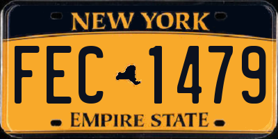 NY license plate FEC1479