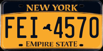 NY license plate FEI4570