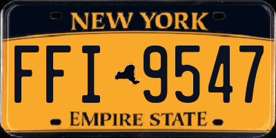 NY license plate FFI9547