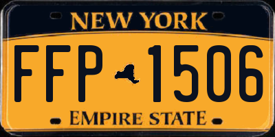 NY license plate FFP1506