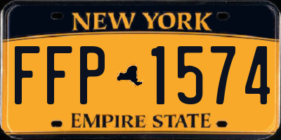 NY license plate FFP1574