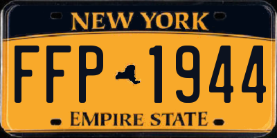 NY license plate FFP1944