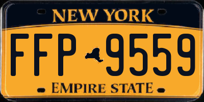 NY license plate FFP9559