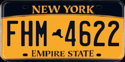 NY license plate FHM4622