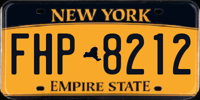 NY license plate FHP8212