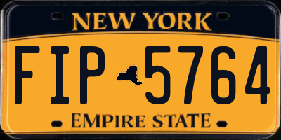 NY license plate FIP5764