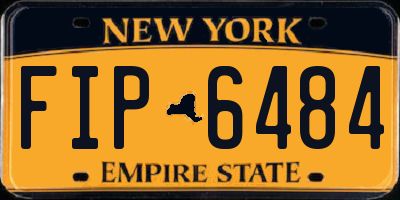 NY license plate FIP6484