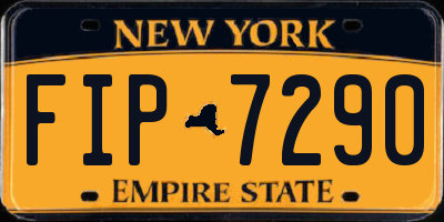 NY license plate FIP7290
