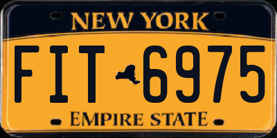 NY license plate FIT6975
