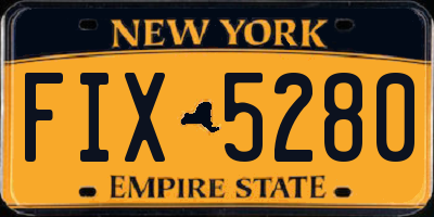 NY license plate FIX5280