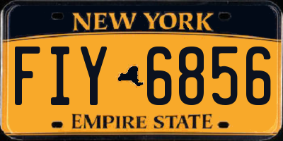 NY license plate FIY6856