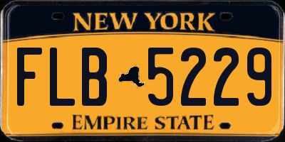 NY license plate FLB5229