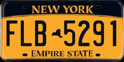 NY license plate FLB5291