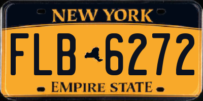NY license plate FLB6272