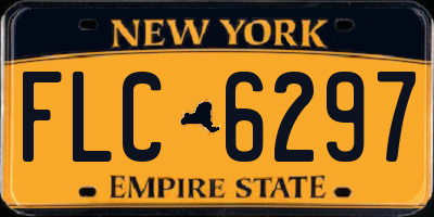 NY license plate FLC6297