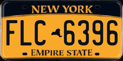 NY license plate FLC6396