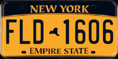 NY license plate FLD1606