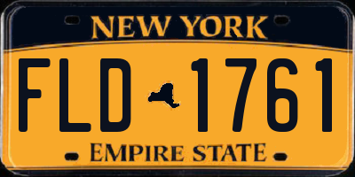 NY license plate FLD1761