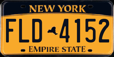 NY license plate FLD4152