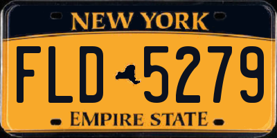 NY license plate FLD5279