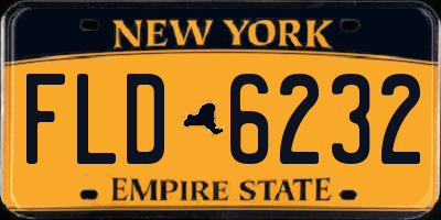 NY license plate FLD6232