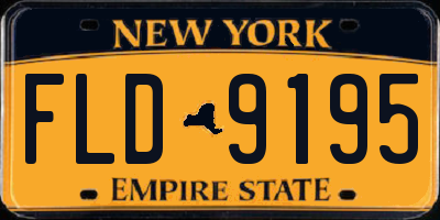 NY license plate FLD9195