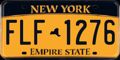 NY license plate FLF1276