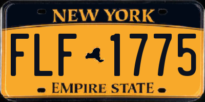 NY license plate FLF1775