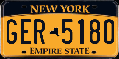 NY license plate GER5180